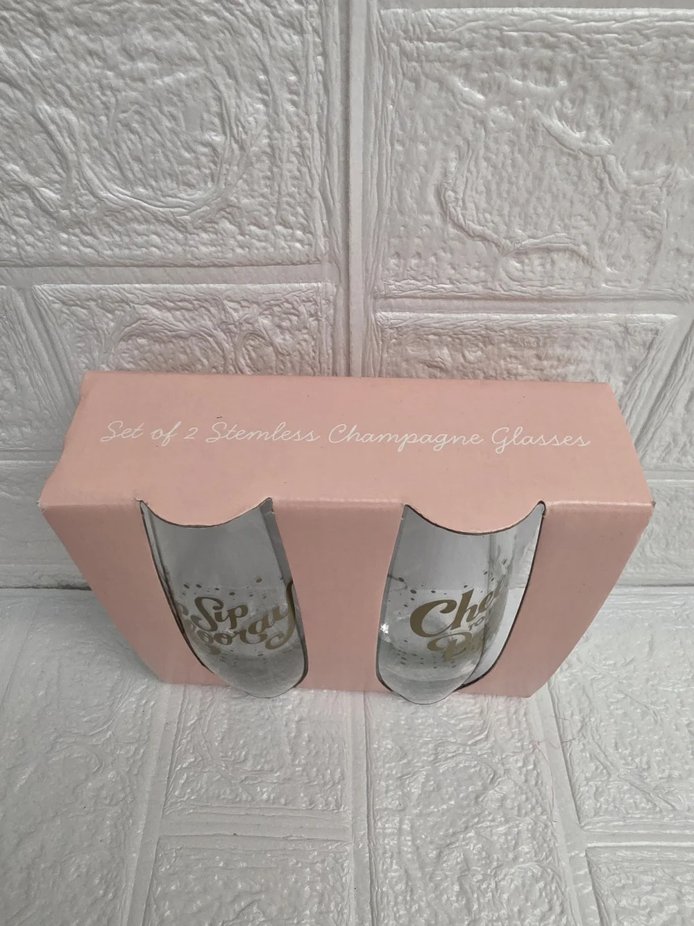 Spritz Best Mom Champagne Flute Set 2 Glasses 9.6oz Gift, New